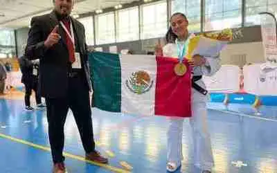 MARCANDO HISTORIA EN EL DEPORTE MEXICANO; ISABEL HUITRÓN GANÓ ORO EN MUNDIAL DE JUDO PARA SORDOS
