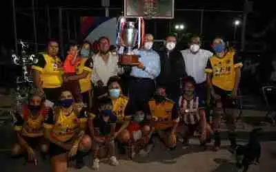ASISTIÓ EL PRESIDENTE MUNICIPAL A PREMIACIÓN DE LA LIGA DE FÚTBOL EN LAS JACARANDAS