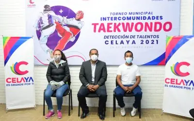 INVITAN A PARTICIPAR AL TORNEO MUNICIPAL INTERCOMUNIDADES TAEKWONDO DETECCIÓN DE TALENTOS CELAYA 2021