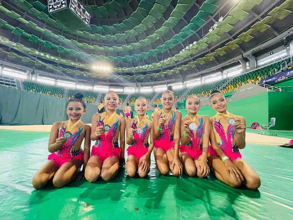 DESTACADA ACTUACIÓN DE NIÑAS CELAYENSES EN NACIONAL DE GIMNASIA RÍTMICA 2021