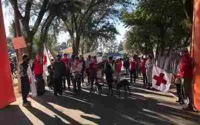 REALIZA CRUZ ROJA CELAYA CAMINATA Y PASEO CICLISTA EN LA DEPORTIVA MAV