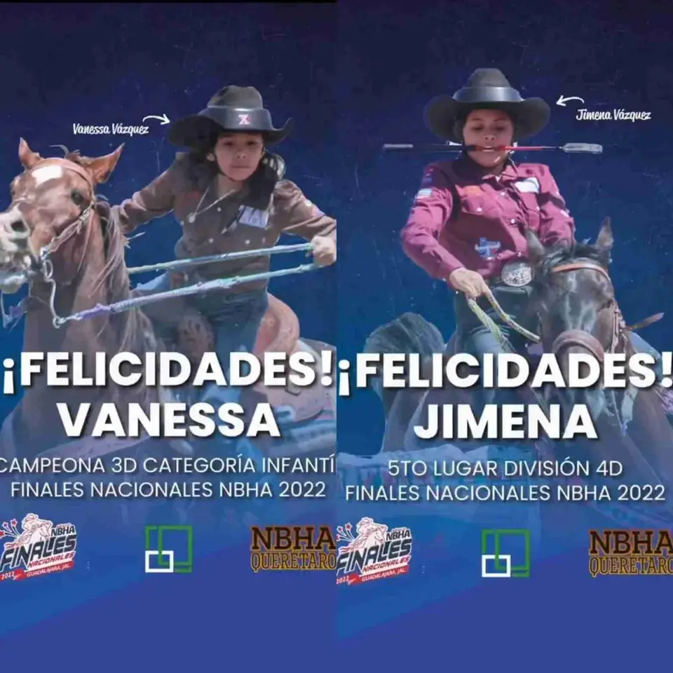 NOTABLE ACTUACIÓN DE LAS HERMANAS VÁZQUEZ RENTERÍA EN LAS FINALES NBHA MÉXICO