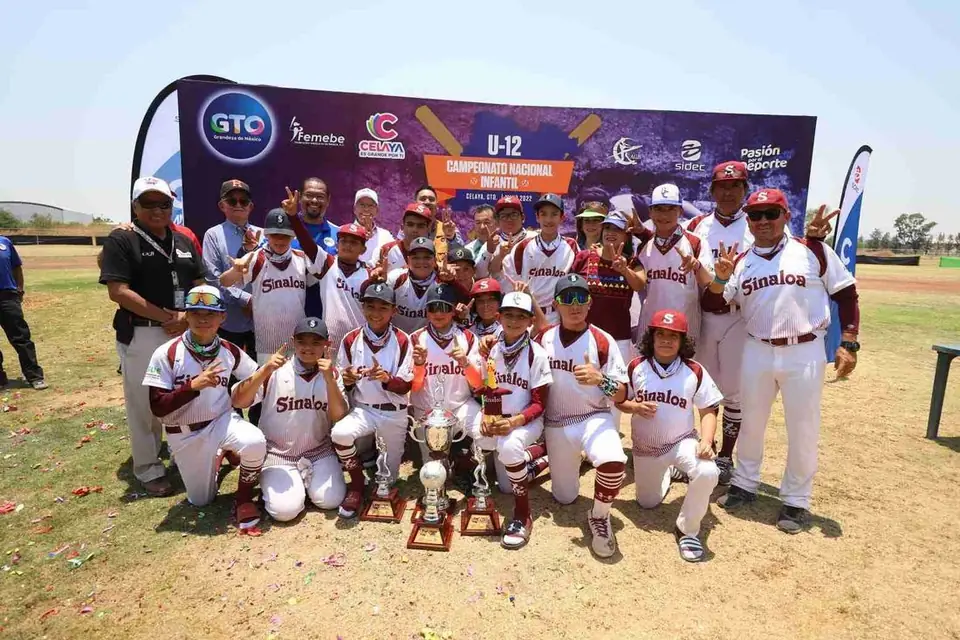 SINALOA CAMPEÓN DEL NACIONAL INFANTIL DE BÉISBOL