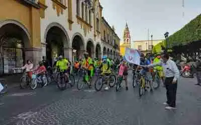 NUEVAMENTE FAMILIAS CELAYENSES RODARON EN EL PASEO CICLISTA DE DON CLETO YÁÑEZ