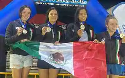 GANÓ ORO NADADORA CELAYENSE EN EL CAMPEONATO CENTROAMERICANO Y DEL CARIBE