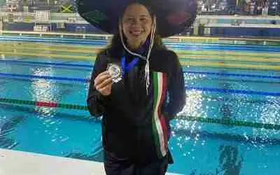 CONQUISTA CELAYENSE PLATA EN EL CCCA 2022, EN NATACIÓN