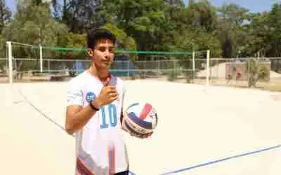 ENTREGAN CANCHAS DE VOLEIBOL DE PLAYA EN CELAYA