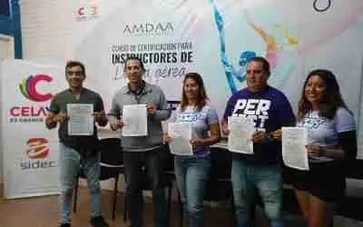 PRESENTAN CERTIFICACIÓN PARA INSTRUCTORES DE DANZA AÉREA