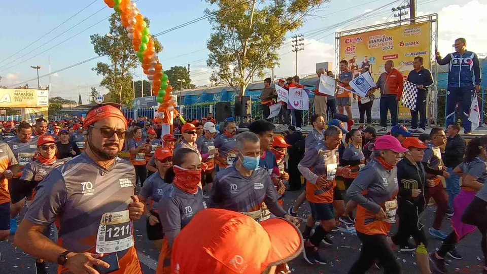 CORREN UNIDOS POR LA ALIMENTACIÓN EN EL MEDIO MARATÓN BACHOCO
