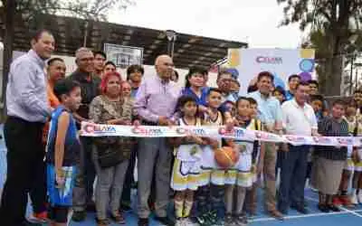 REHABILITAN CANCHA DE USOS MÚLTIPLES EN LA RESURECCIÓN