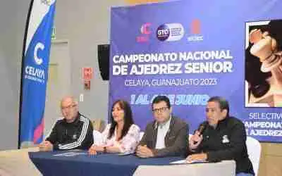 ALBERGARÁ CELAYA EL CAMPEONATO NACIONAL DE AJEDREZ SENIOR
