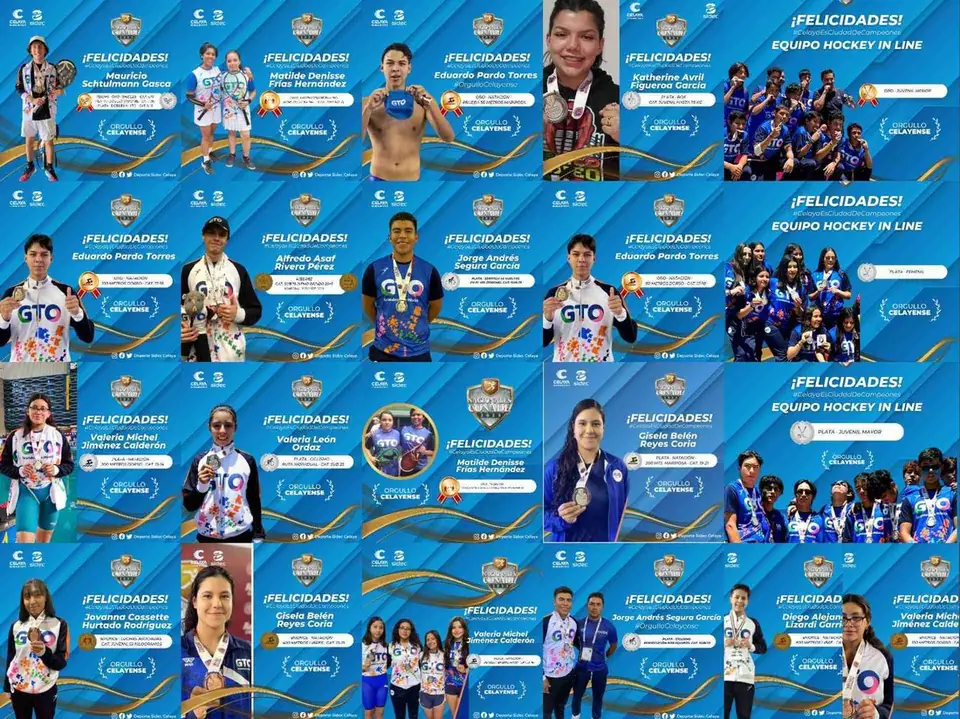 GANAN CELAYENSES MEDALLAS EN NACIONALES CONADE 2023