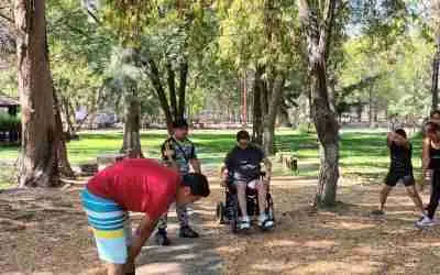 SE EFECTUÓ LA 8VA ACTIVACIÓN FÍSICA PARA PERSONAS CON DISCAPACIDAD