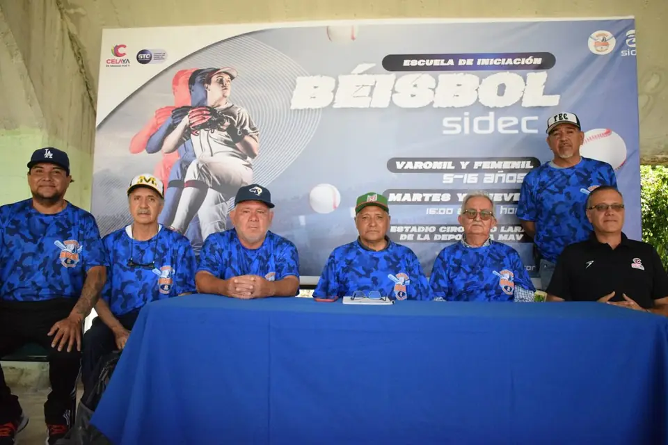 PRESENTAN ACADEMIA DE INICIACIÓN DE BÉISBOL ‘CAJETEROS CELAYA SIDEC’