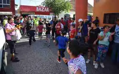 REALIZA SIDEC CARRERAS INFANTILES EN EL BARRIO DE SAN JUAN