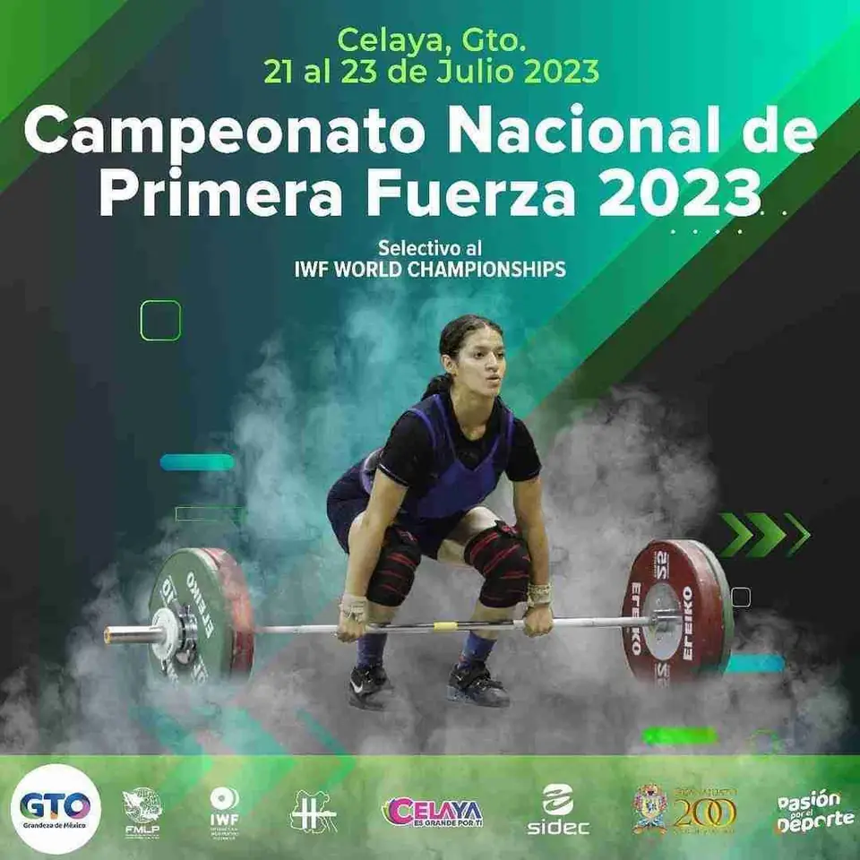 ALBERGARÁ CELAYA CAMPEONATO NACIONAL DE HALTEROFILIA 1RA FUERZA 2023