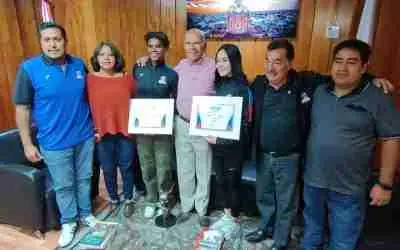 RECIBE ALCALDE JAVIER MENDOZA A JUDOCAS ‘ORGULLO CELAYENSE’ Y MEDALLISTAS CENTROAMERICANAS