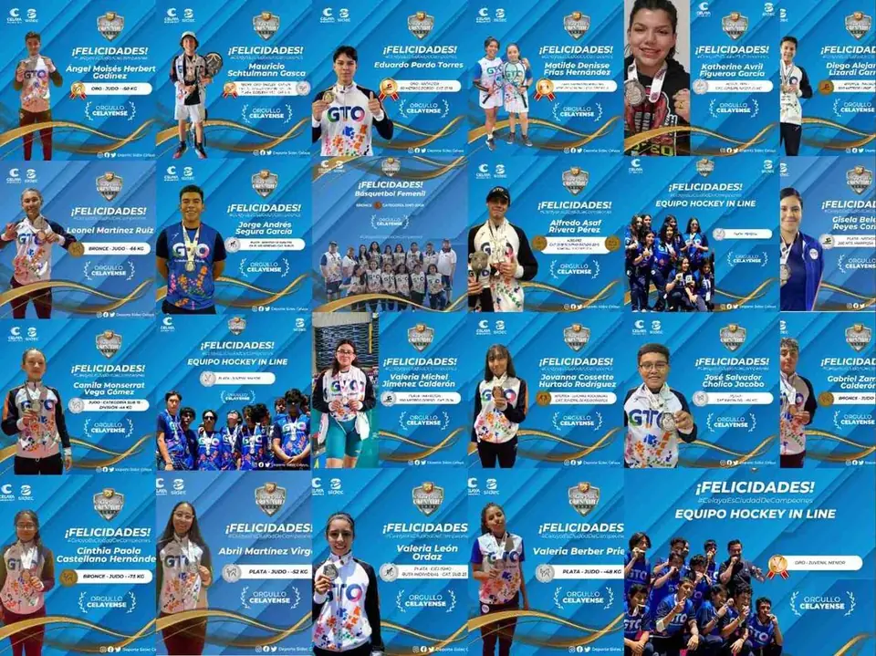 APORTAN CELAYENSES MEDALLAS PARA GUANAJUATO EN LOS NACIONALES CONADE 2023