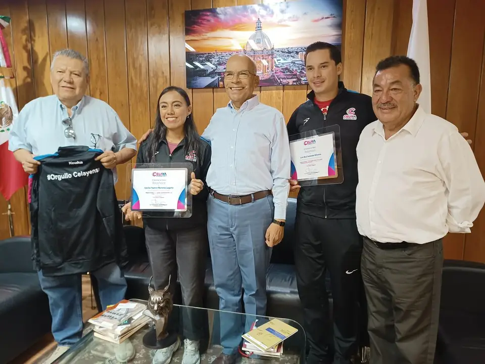 RECONOCE ALCALDE A ATLETAS ‘ORGULLO CELAYENSE’, TRAS SU PARTICIPACIÓN EN LOS JCC 2023