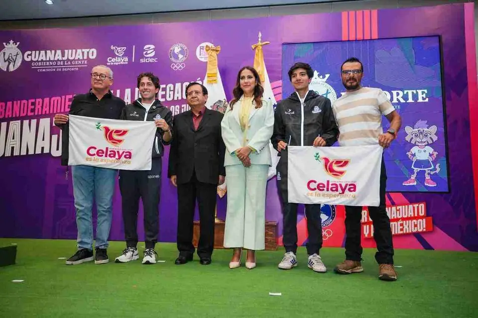 ABANDERAN DELEGACIÓN GUANAJUATENSE RUMBO A LOS PANAMERICANOS JUVENILES 2025