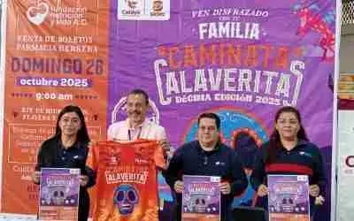 INVITAN A LAS FAMILIAS A PARTICIPAR EN LA 10MA EDICIÓN DE LA CAMINATA CALAVERITAS
