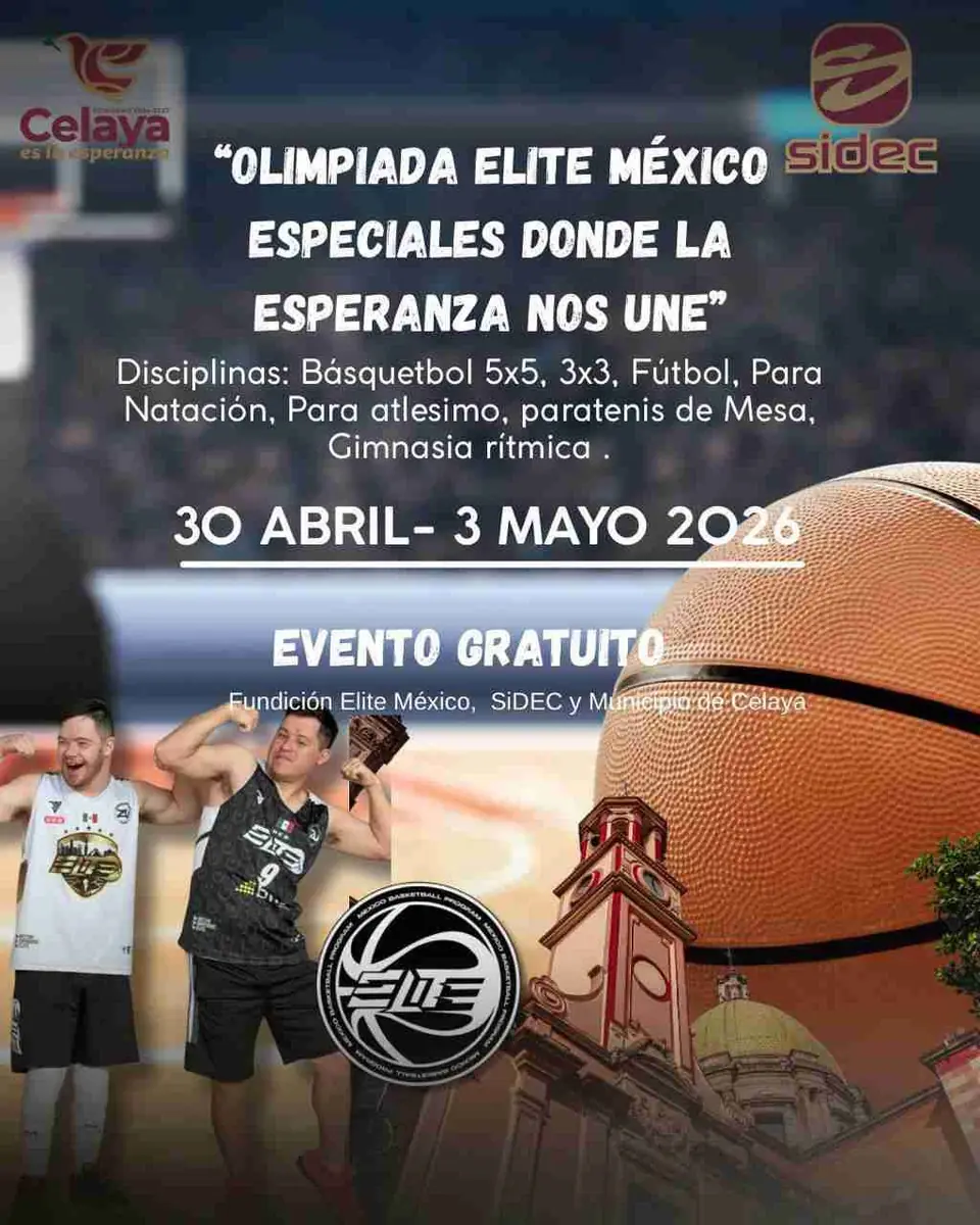RECIBIRÁ CELAYA LA OLIMPIADA ÉLITE MÉXICO ESPECIALES DONDE LA ESPERANZA NOS UNE