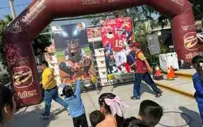 ACTIVÓ SIDEC A FAMILIAS CON FERIA DEPORTIVA EN LA COLONIA LAS FLORES