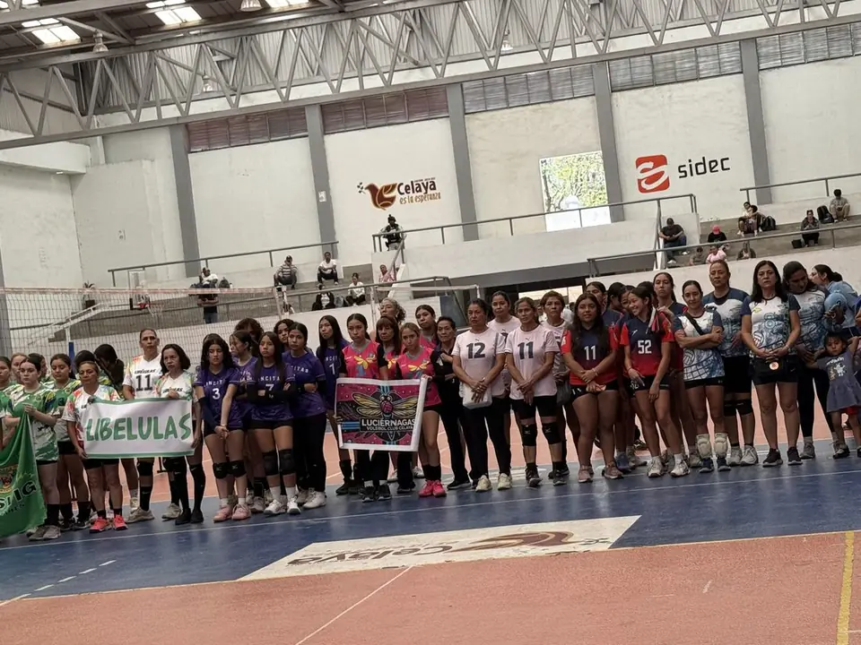 INAUGURAN LA LIGA MUNICIPAL DE VOLEIBOL DE CELAYA